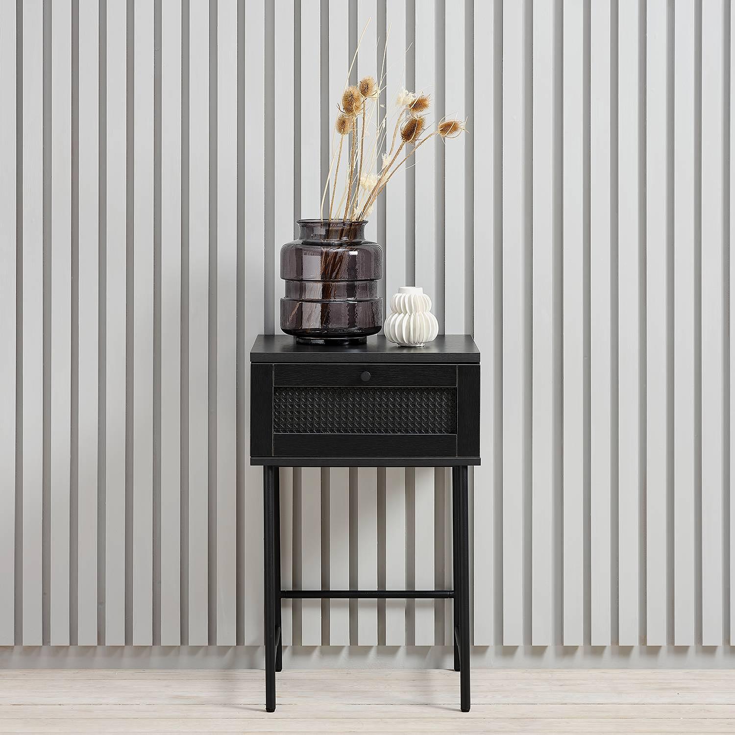 Palermo Side Table Metal Black 2
