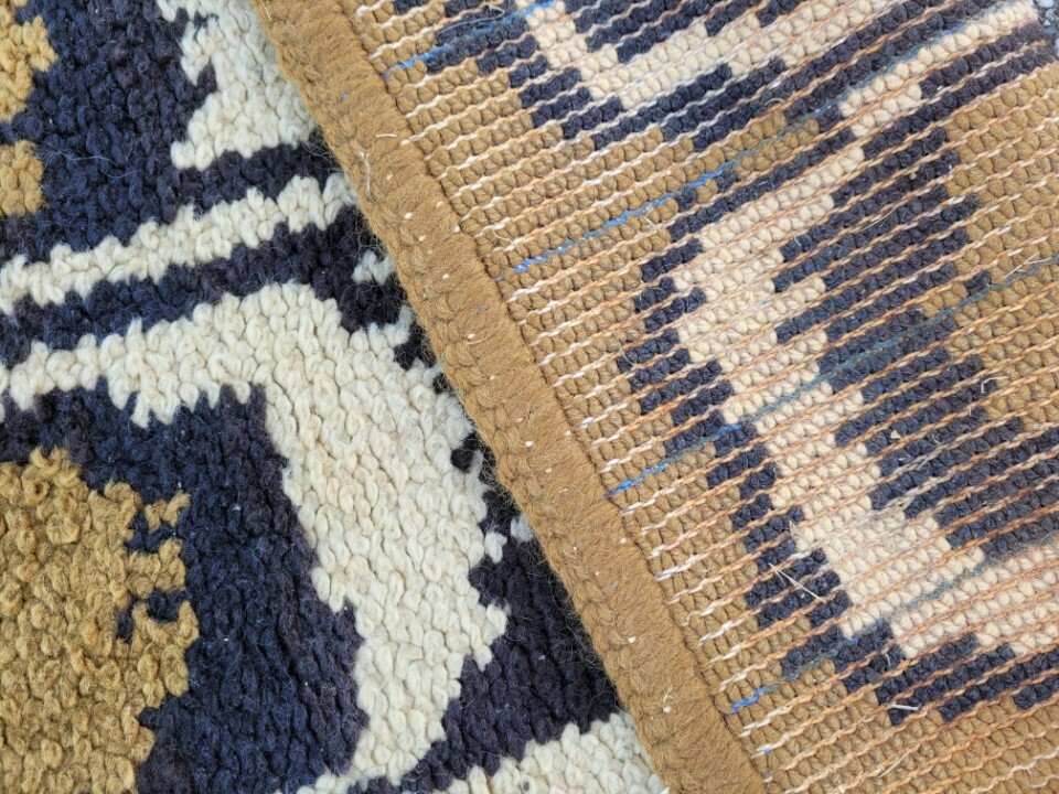 Vintage Teppich Textil Mehrfarbig 1