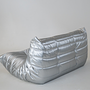 Togo Sofa 2-Sitzer Kunstleder Space Grau 4