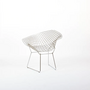 Bertoia Diamond Chair Stahl Silber 3