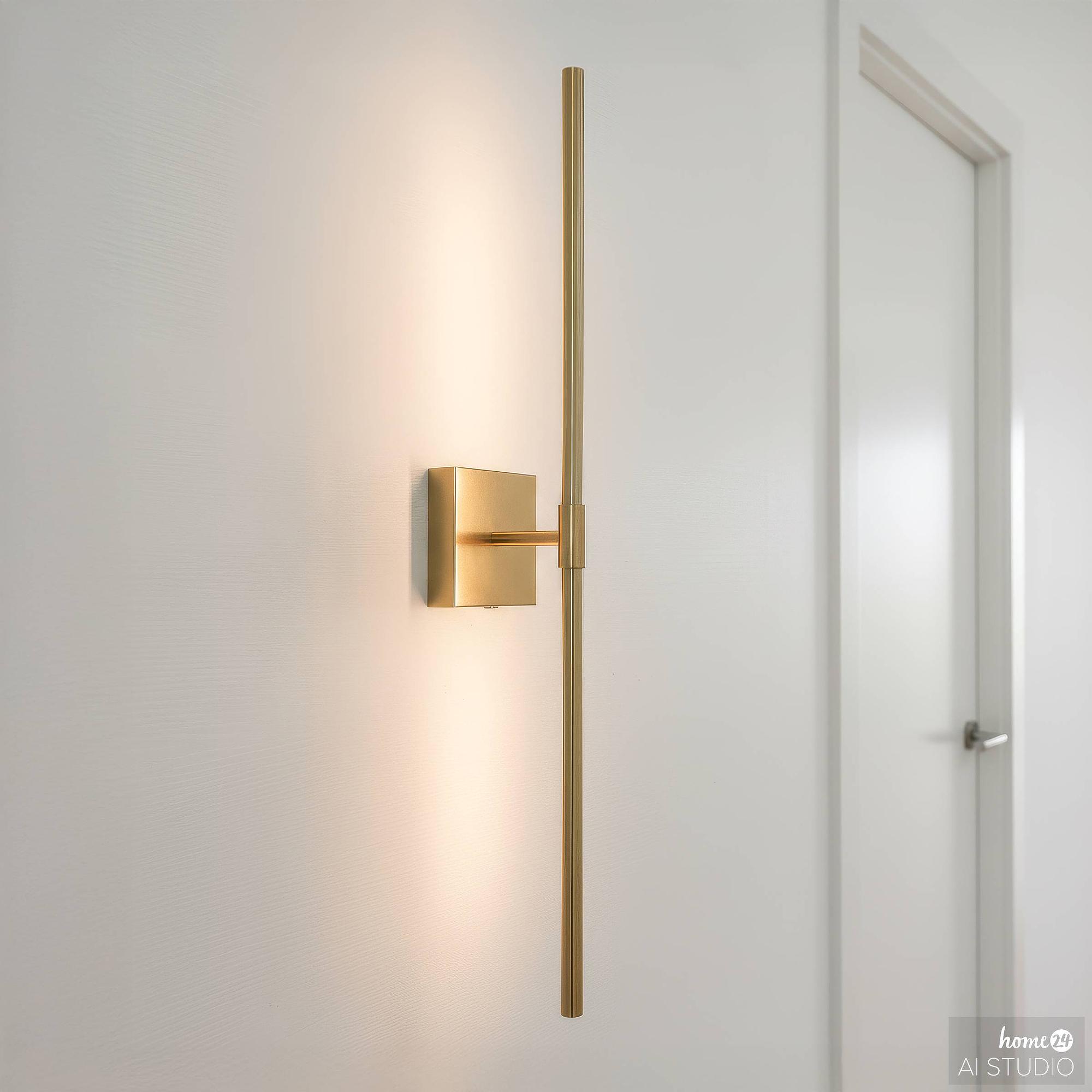 Ons Akku-Wandleuchte 3-Stufen-Dimmer Messing 0