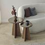 Luna 2 Side table Set of 2 Walnut 3