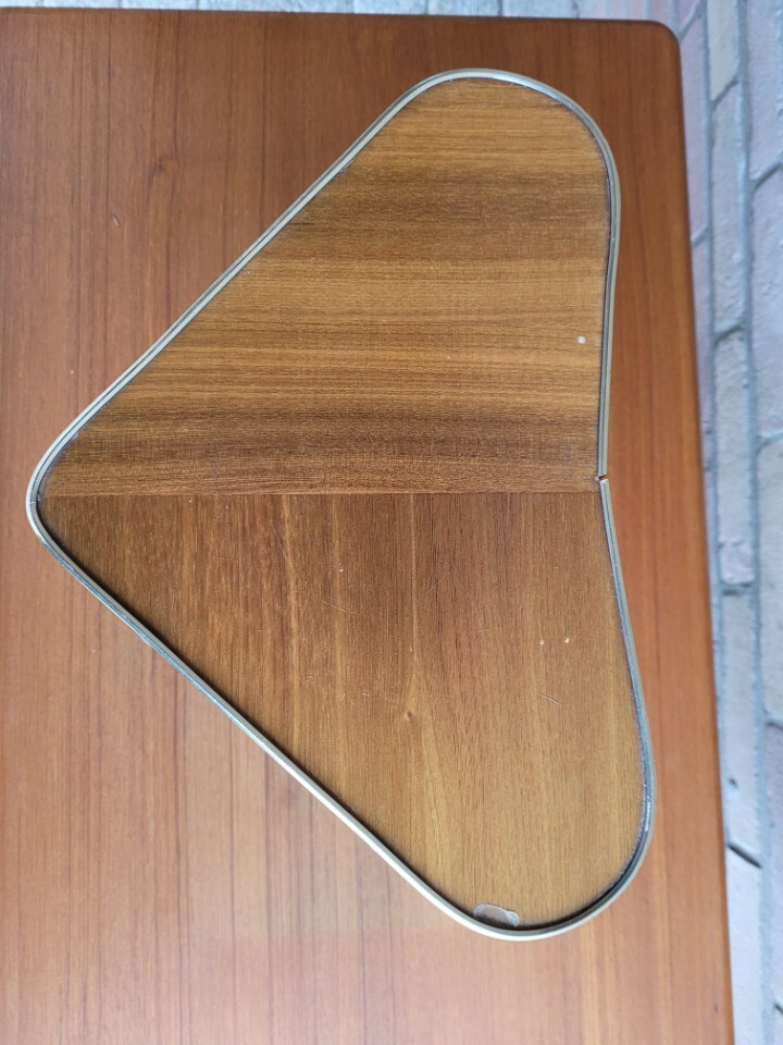 Vintage Beistelltisch für Pflanzen Holz 1960er Jahre 3