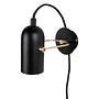 Swan Mini Wall Lamp Black 2