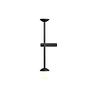 2-Light Touch Wall Lamp Metal Glass Black 0