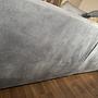 Sentina Ecksofa mit Rückenkissen Grau 2