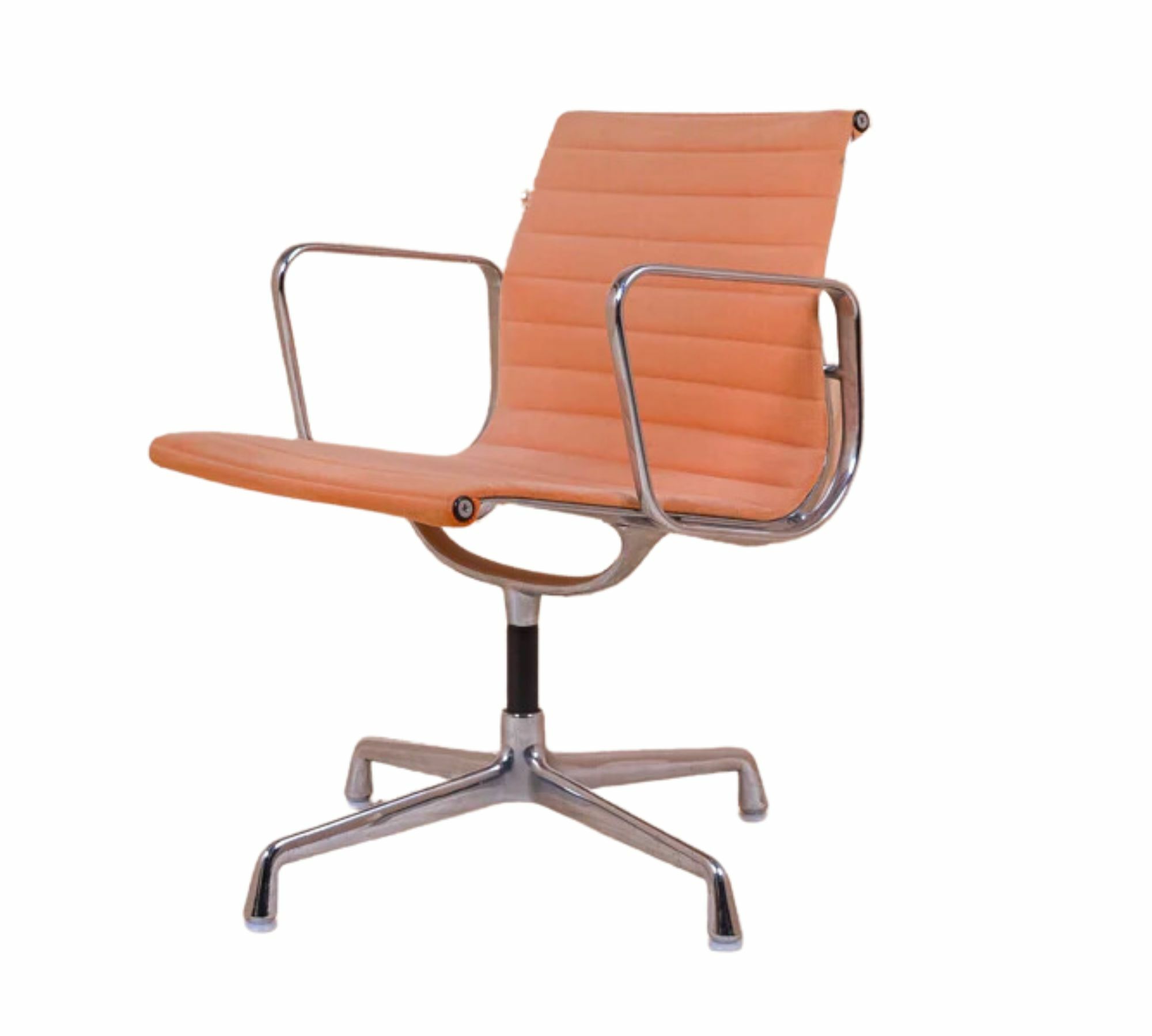 E 108 Vitra Aluminum Chair Orange 0