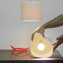 Candle 2 Pendelleuchte Weiß Rot 2