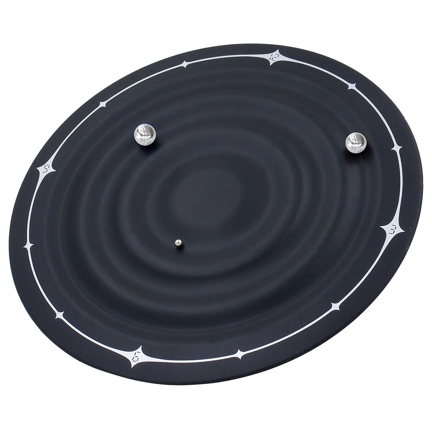 Wanduhr WT 7350 Galaxy Clock Kunststoff Schwarz 1