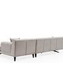 Modernes Sofa Récamiere Rechts Beige 6