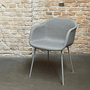 Fiber Armchair Textile Steel Grey 1
