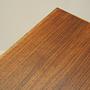 Vintage chest of drawers walnut wood brown 1970s 10