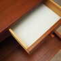 Vintage Secretary Teak Brown 1970s 9