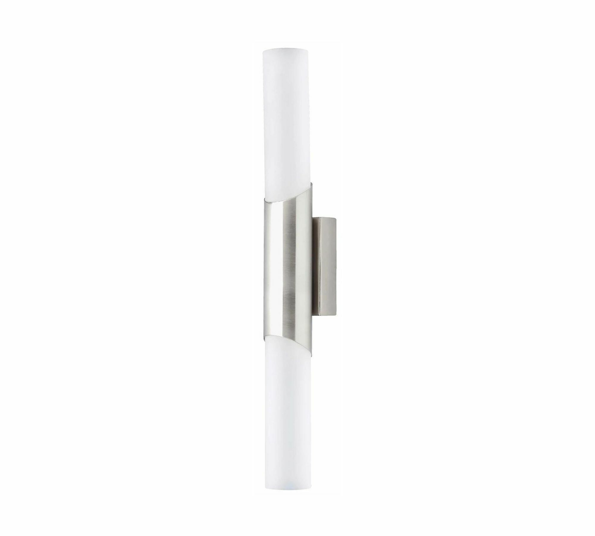 Wandlampe 2-flammig Milchglas Metall 0