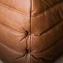 Togo Divano angolare Pelle liscia Folk Brown 4