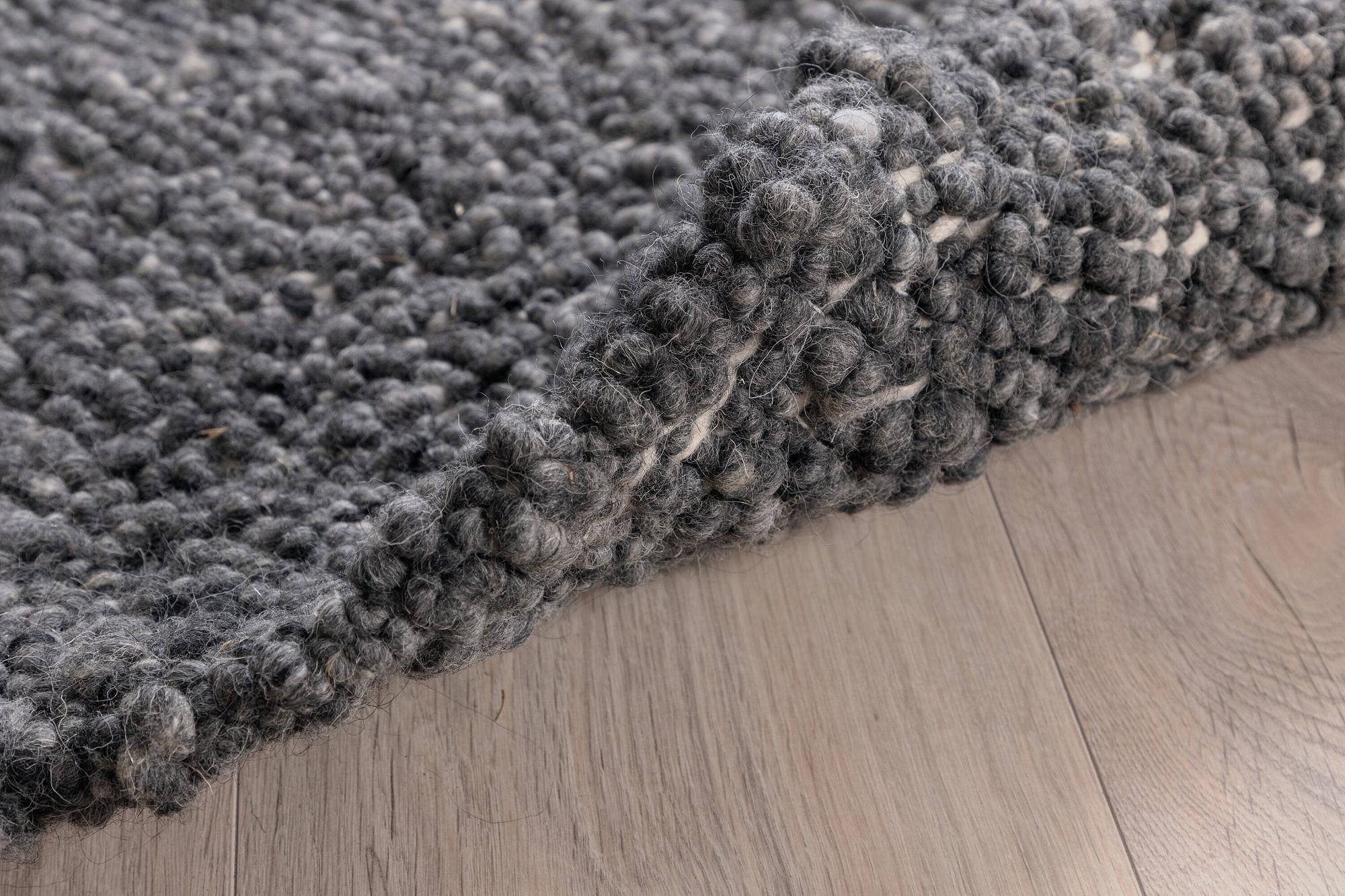 Betina Teppich Wolle 160x230cm Grau 8