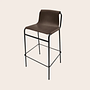 September Bar stool Leather Mocha 0