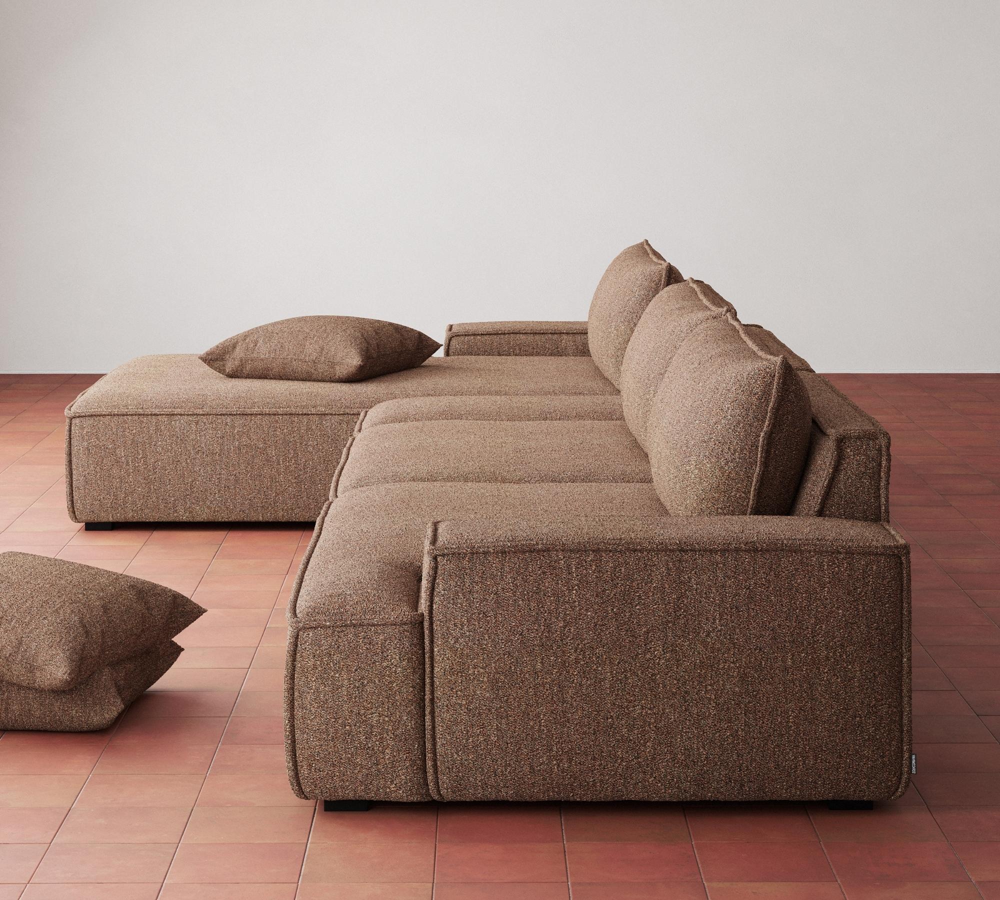 Daphne 1-Sitzer Modul Rechts Aulla Caramel 8