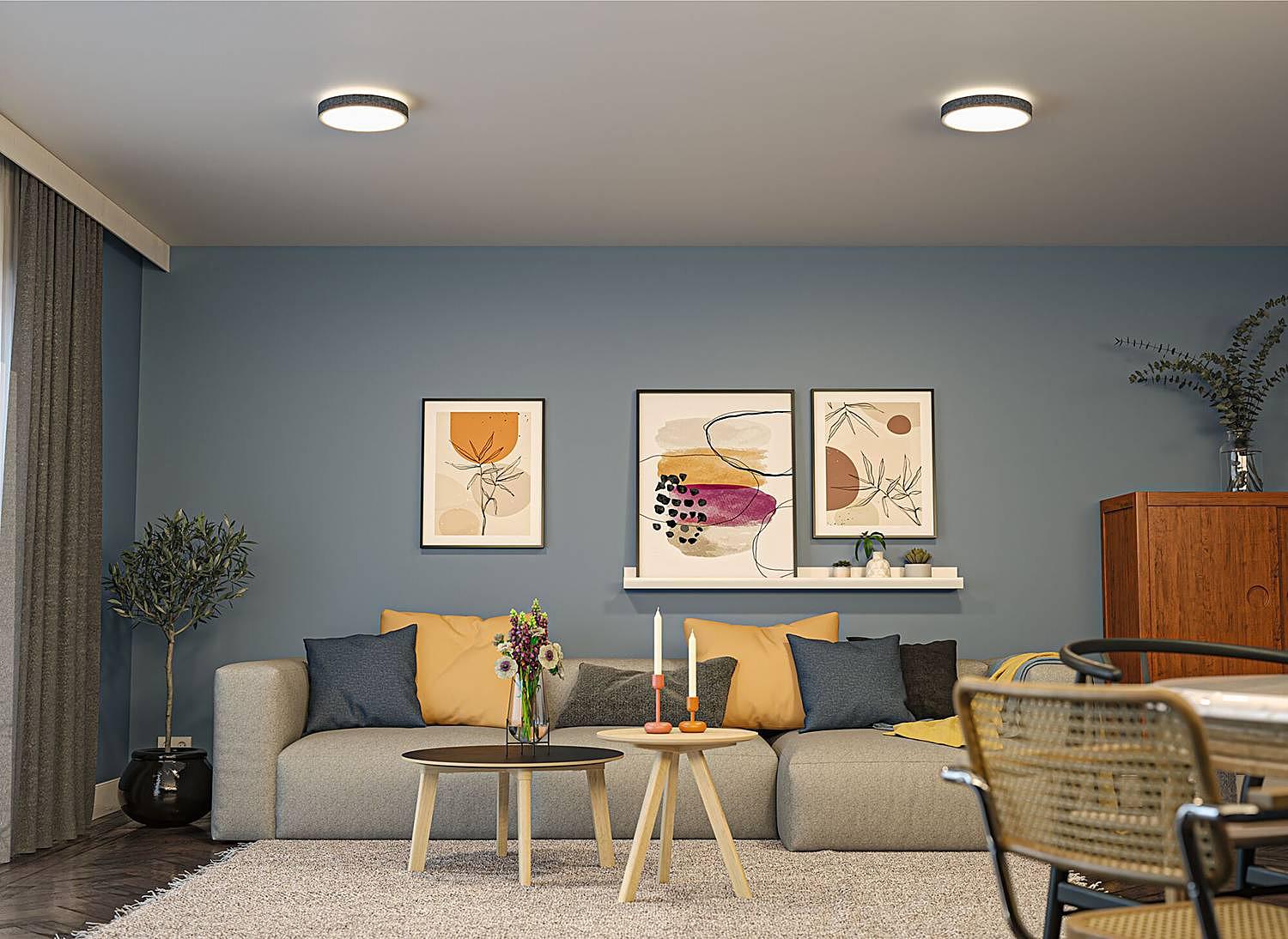 Cosara Typ A LED-Deckenleuchte Kunststoff Grau 2