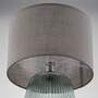 1-Flaming Table Lamp Linen Glass Grey 3