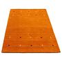 Wollteppich Gabbeh Uni Wolle Orange 120 x 170 cm 1