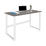 Workspace Light I Scrivania Legno Acciaio Noce Bianco 1