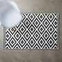 Outdoor rug Recycled material Black 0