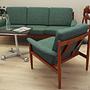 Living room set green 1960s 4