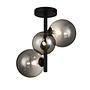 Ceiling light smoked glass gray 0