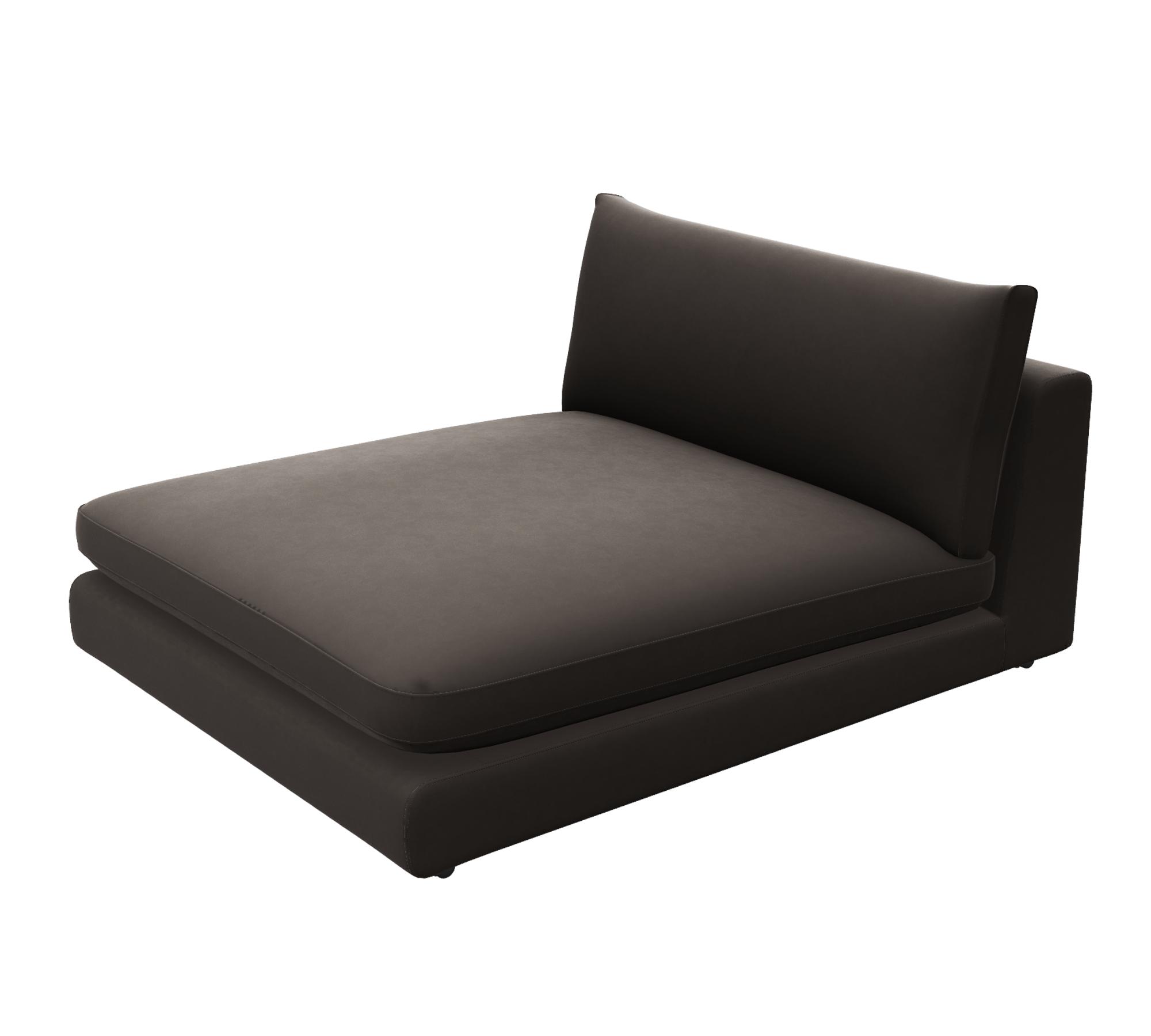 Mammuten Loveseat Aston Braun 28 Samtstoff 1