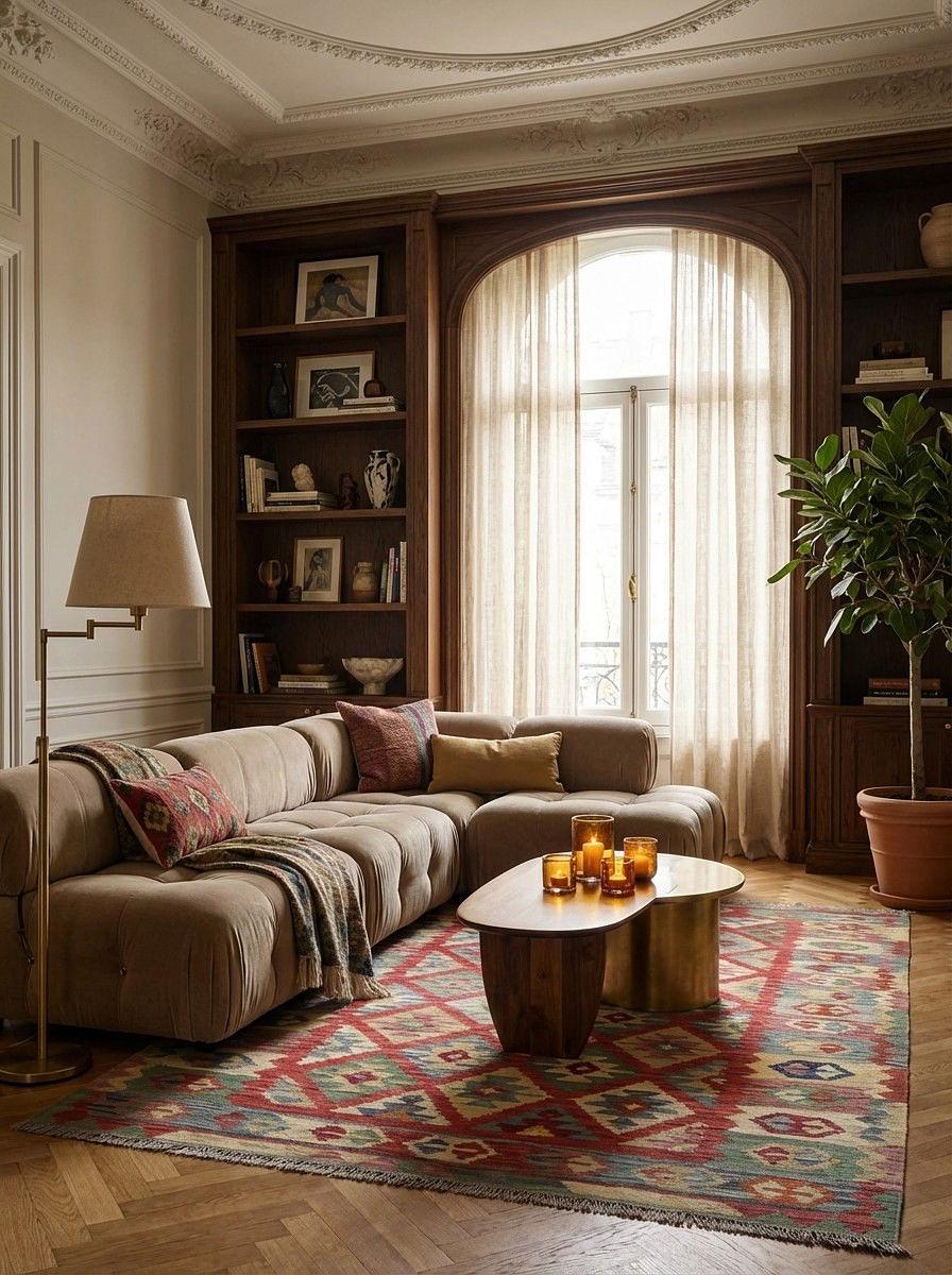 Kelim Gashgai Wool Multicolored 2