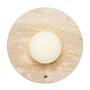 Tor-Nun-D Wandleuchte Travertin Creme 7