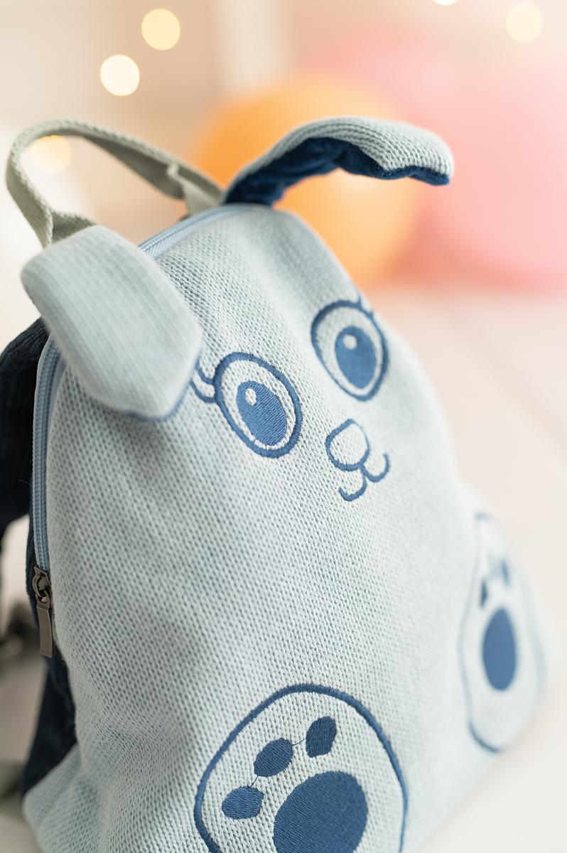 Hase Rucksack Baumwolle Blau 6