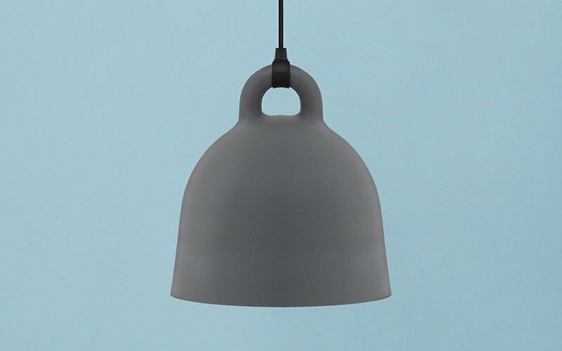 Bell Leuchte Grau 4