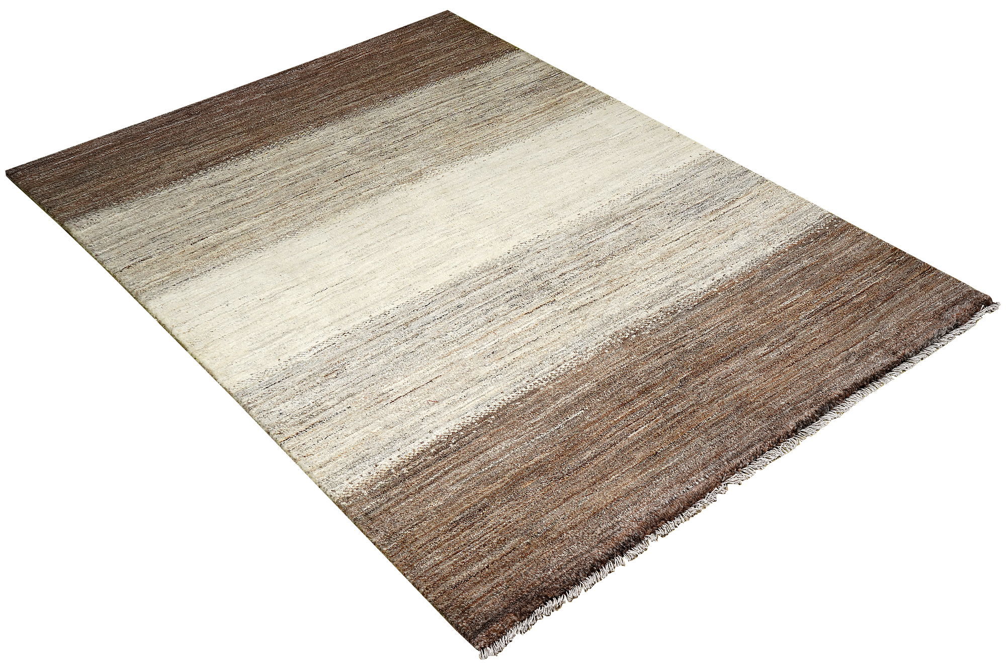 Gabbeh Teppich Wolle Beige 2