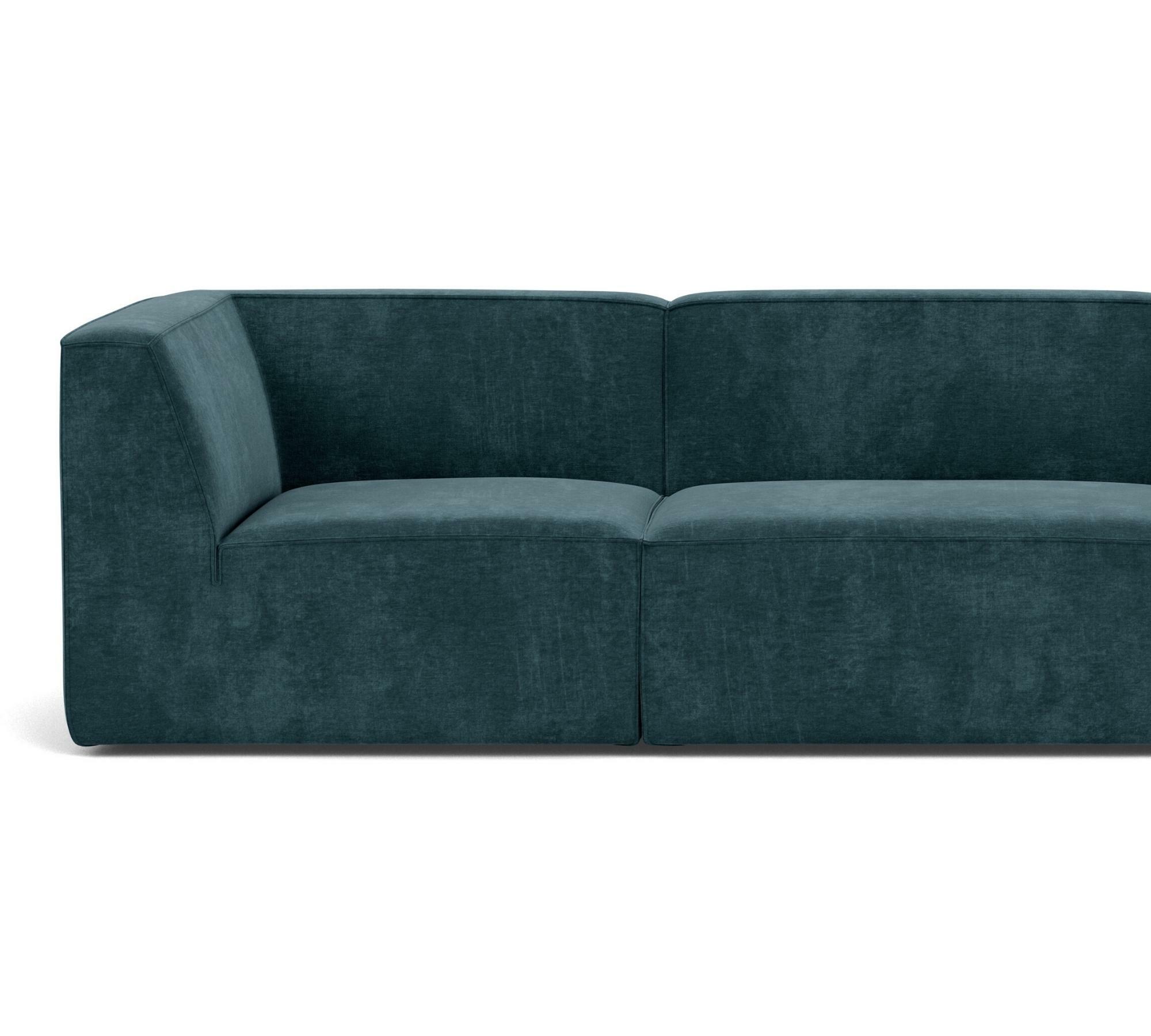 Dane 1-Sitzer Eckmodul Links Danny Dusty Blue 4