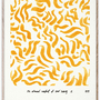 Comfort Poster Gelb ohne Rahmen 0