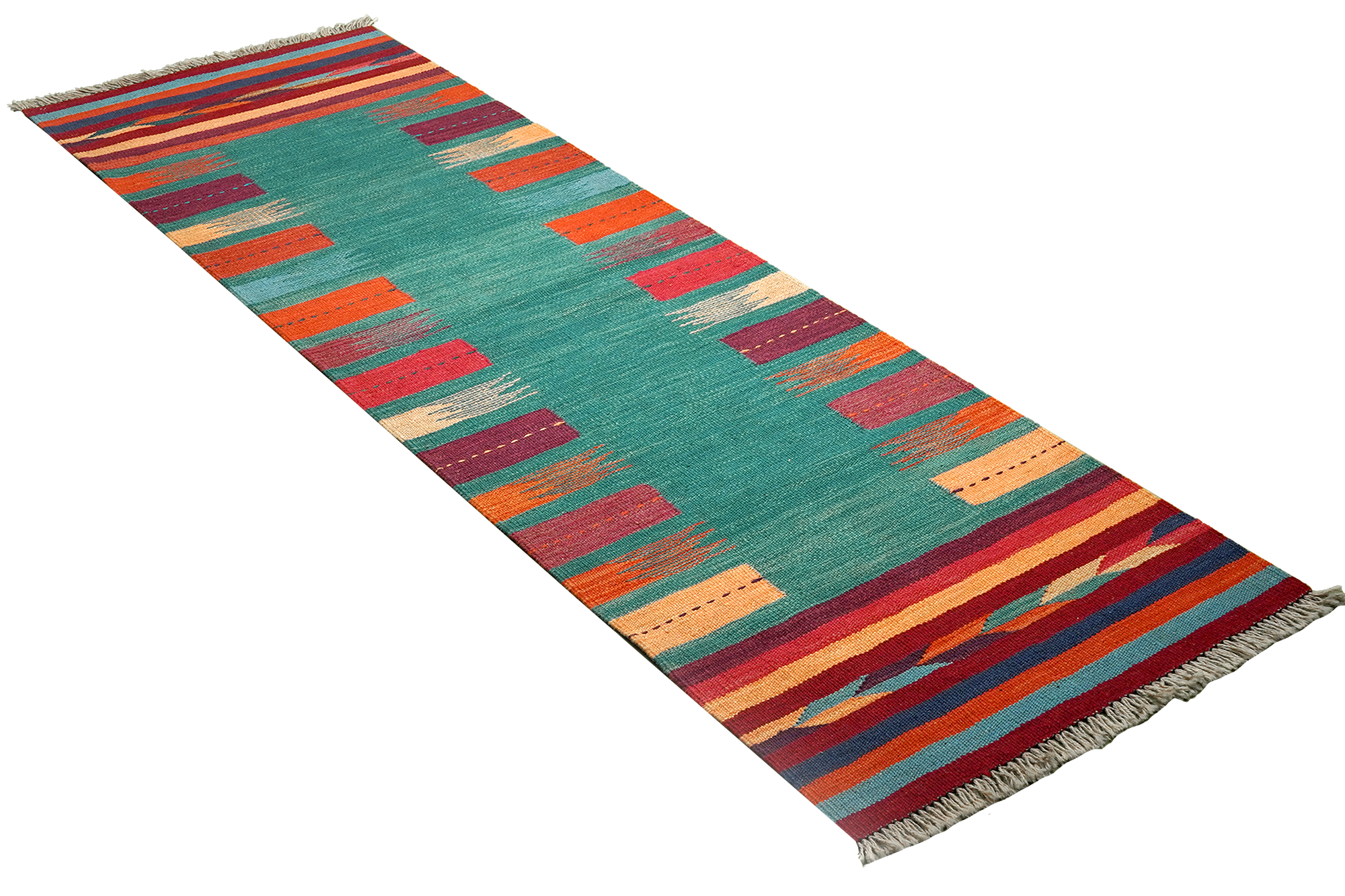 Kilim Gashgai Teppich Mehrfarbig 2