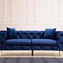Como Sofa 2-Sitzer Marineblau 0