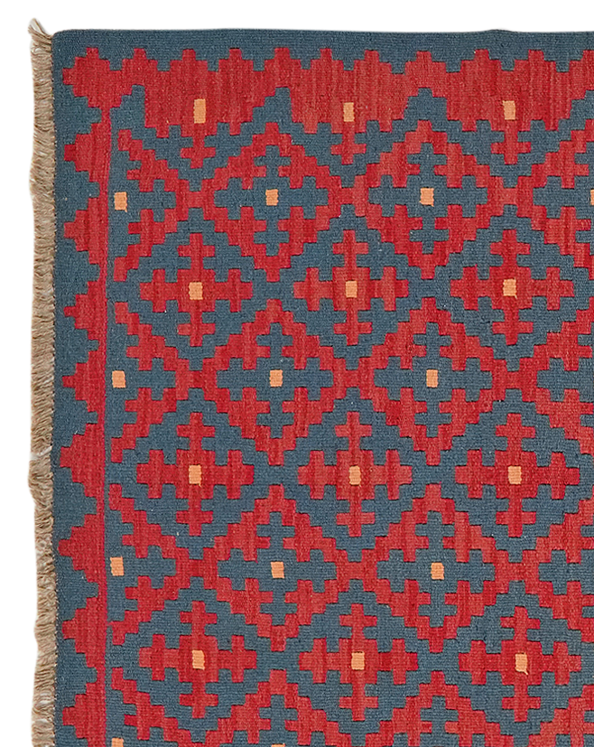 Kilim Gashgai Teppich Rot 1