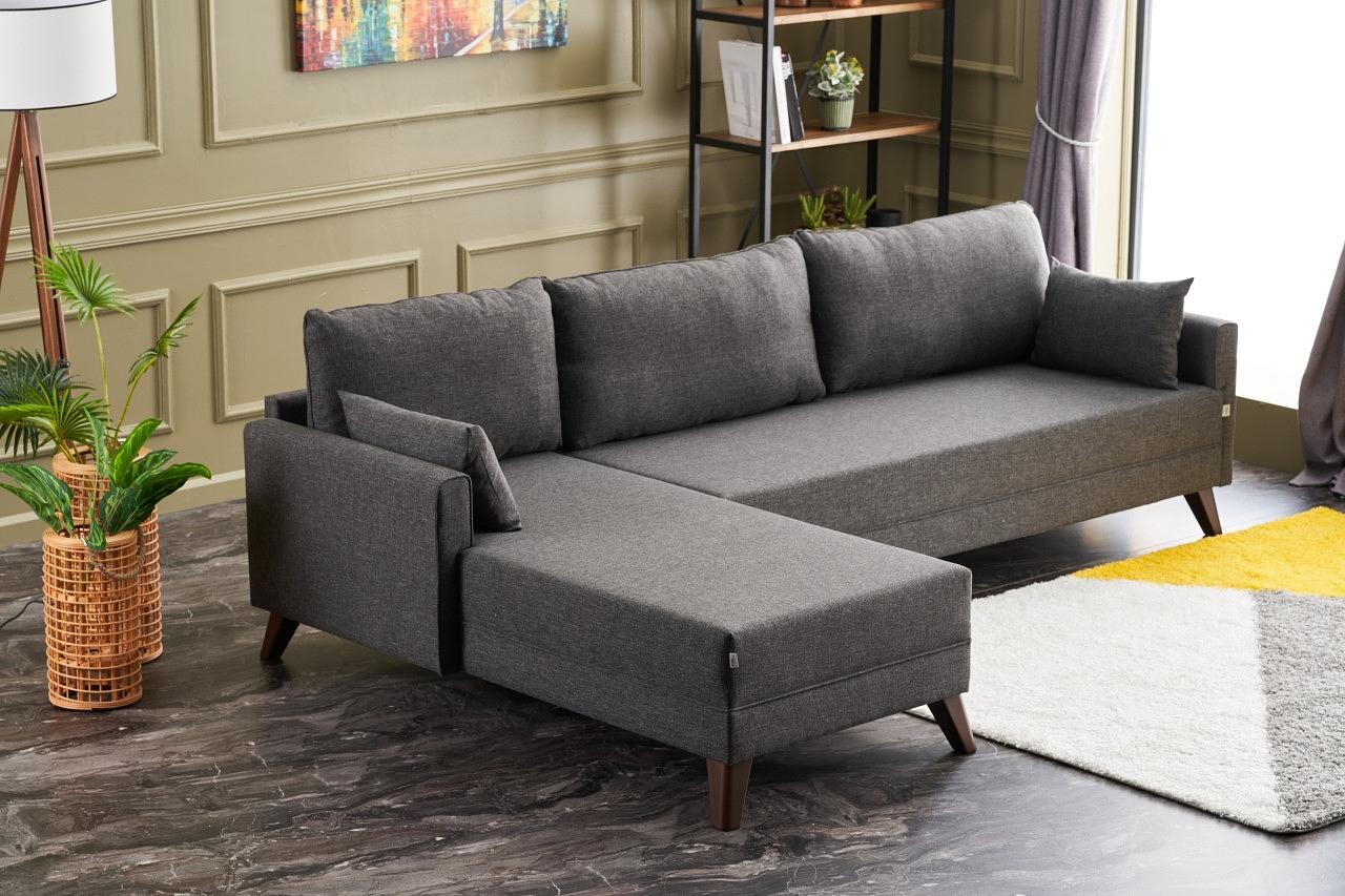 Bella Sofa Récamiere Links Anthrazit 0