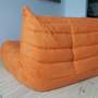 Togo Ecksofa Textil Orange 2