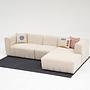 Beyza Sofa Récamiere Rechts Creme 2