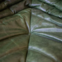 Togo Corner Sofa Pull-Up Leather Green 4