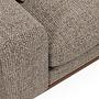 Corner Sofa Harper 3-Seater Right Light Brown 8