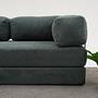 Comfort Schlafsofa 2-Sitzer Petrol 3