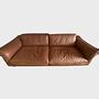 Violetta Sofa 3-Sitzer Leder Braun 3