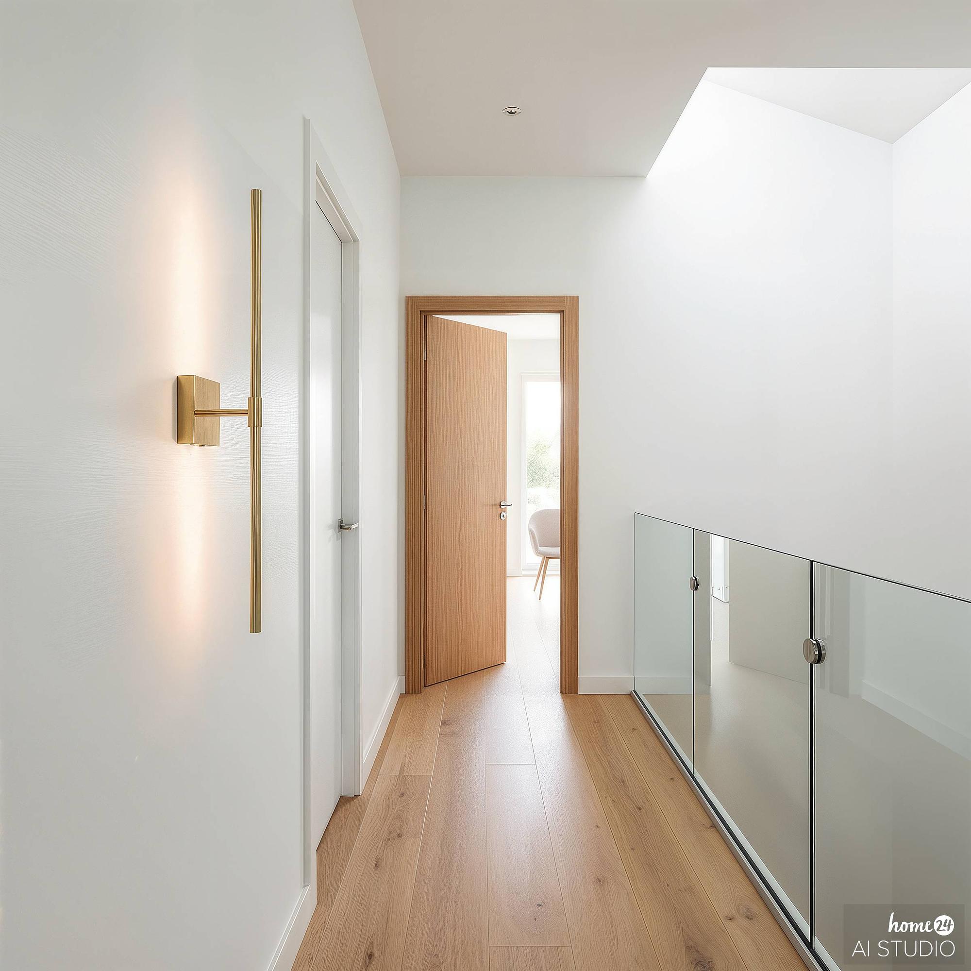 Ons Akku-Wandleuchte 3-Stufen-Dimmer Messing 2