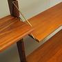 Wall shelf Teak wood 1960s 14