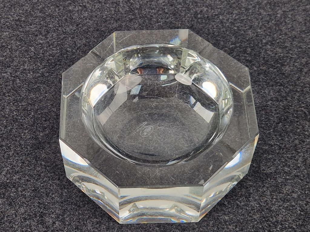 Vintage Aschenbecher Glas 1960er Jahre 3